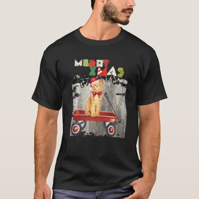 Camiseta Saudações do MeowGatinho Xmas Seasons (Frente)