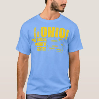 Camiseta Saudações Do Ohio, Estado Da Batata Excelente 1