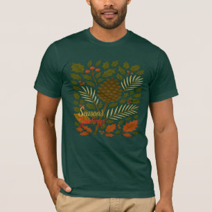Camiseta Saudações do outono e do inverno