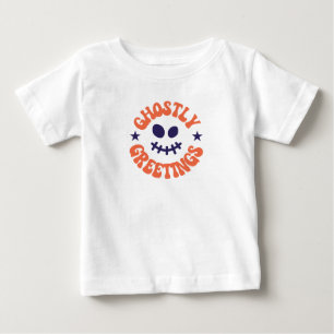 Camiseta saudações fantasmas, halloween