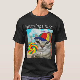 Camiseta Saudações Huzz Funny Gen Z Gen Alpha Slang Memória