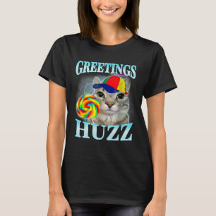 Camiseta Saudações Huzz Funny Gen Z Gen Alpha Slang Memória