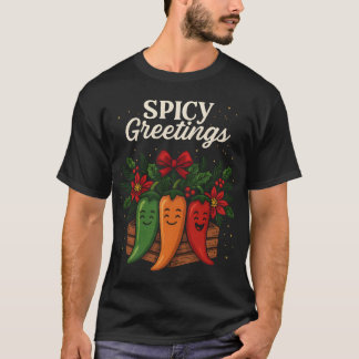 Camiseta Saudações Temperadas Personagens de Temperos Fofos
