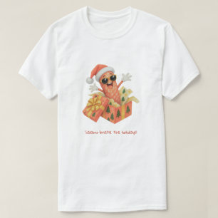 Camiseta saúdam o Natal com salame!