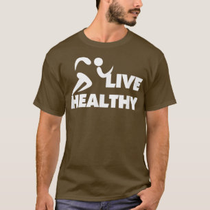 Camiseta SAUDÁVEL C216 Gym T Shirt Workout Malhação Moti