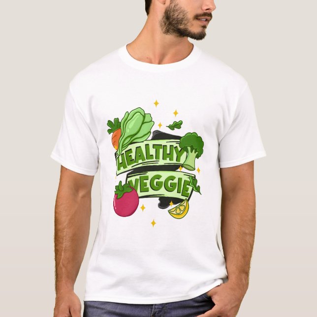 Camiseta Saudável Veggie (Frente)