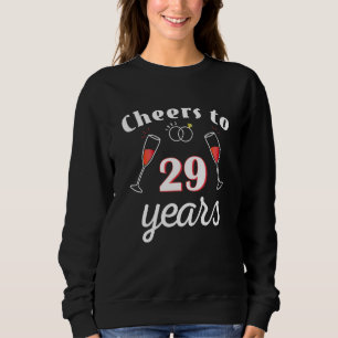 Camiseta Saúde A 29 Anos Casados Ring 1993 Champanhe Ann