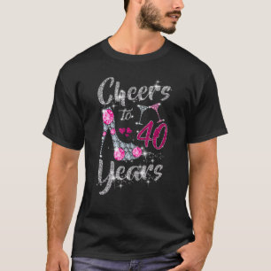 Camiseta Saúde A 40 Anos aniversário de 40 anos Diamo De Ca