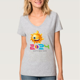 Camiseta "Saúde ao Ano Novo Vogue 2024"