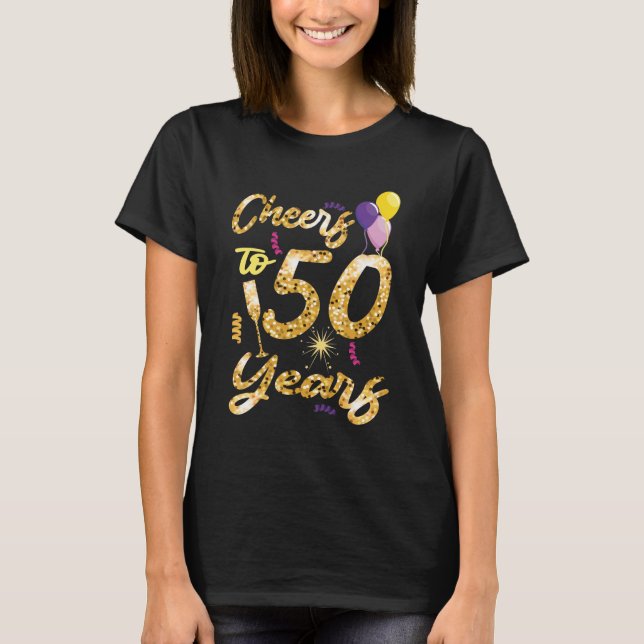 Camiseta Saúde aos 50 anos - Amante do vinho de aniversário (Frente)