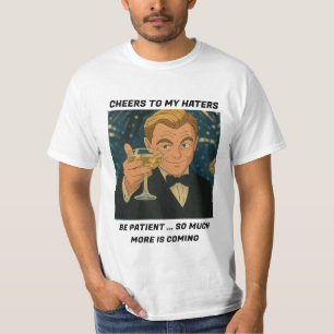Camiseta Saúde aos meus odiadores - Leonardo DiCaprio Meme
