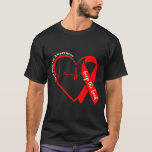 Camiseta Saúde do Coração Conscientização sobre Doenças Car