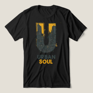 Camiseta Saúde e Bem-Estar da Cidade das Almas Urbanas