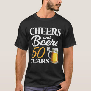 Camiseta Saúde E Cerveja A 50 Anos 50.O Aniversário