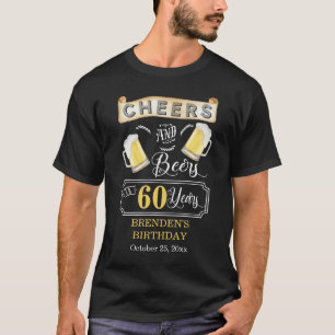 Camiseta Saúde e Cerveja a 60 anos de Festa de aniversário