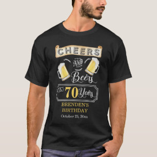 Camiseta Saúde e Cerveja a 70 anos de Festa de aniversári