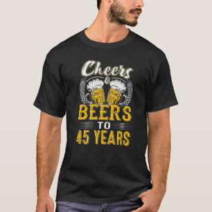 Camiseta Saúde E Cerveja Aos 45 Anos De Idade
