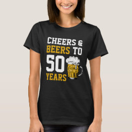 Camiseta Saúde e cerveja aos 50 anos 50 anos 50 anos