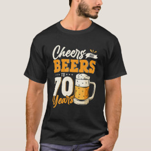 Camiseta Saúde E Cerveja Aos 70 Anos De 70