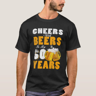 Camiseta Saúde E Cerveja Aos Meus 60 Anos De 60 Anos De Ida