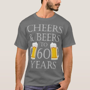 Camiseta Saúde e Cervejas a 60 anos - 60º aniversário