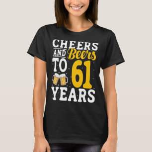 Camiseta Saúde e Cervejas a 61 anos antes do Bebendo 61 ano