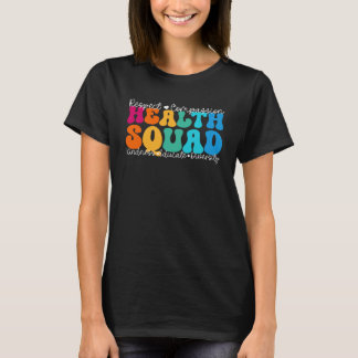 Camiseta Saúde Esquadra Apreciação Semana Voltando à Escola