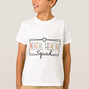 Camiseta Saúde Esquadrão Cérebro Doença Mental Sensibilizaç