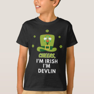Camiseta Saúde Eu Sou Irlandês Eu Sou Devlin