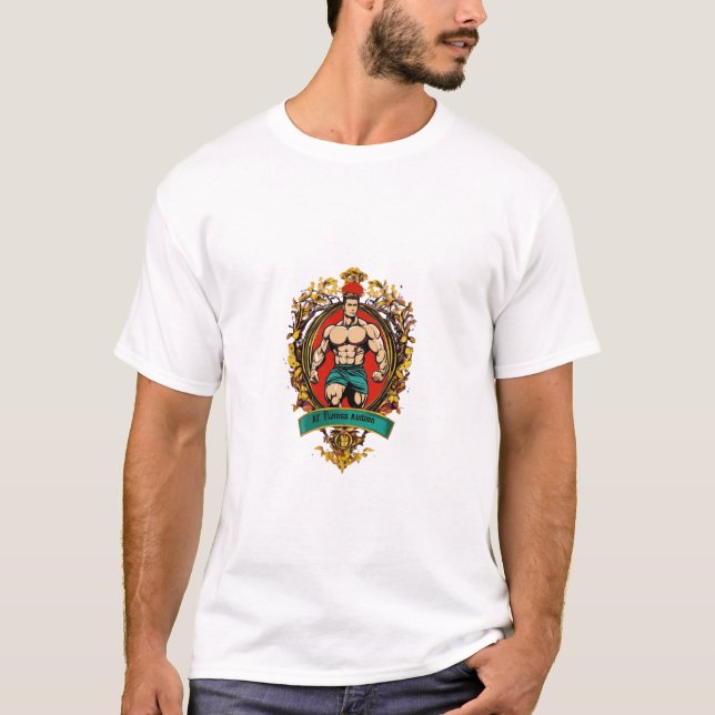 Camiseta Saúde malhação e nutrição (Frente)