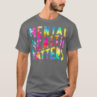 Camiseta Saúde Mental Assuntos de Tempo Corantes Saúde Ment