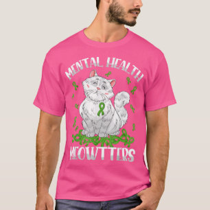 Camiseta Saúde Mental Cabeças Cat Aloja Saúde Mental A