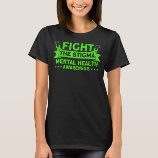 Camiseta Saúde Mental Combater O Cuidado Com A Saúde Mental