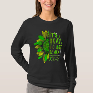 Camiseta Saúde Mental De Girassol Está Tudo Bem Em Não