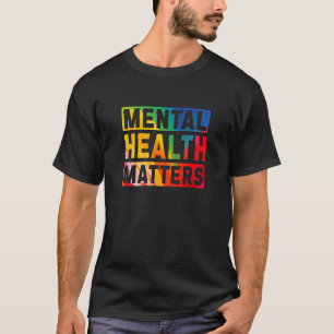 Camiseta Saúde Mental É Importante Mês De Sensibilização Pa
