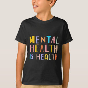 Camiseta Saúde mental é saúde conscientização nacional mont