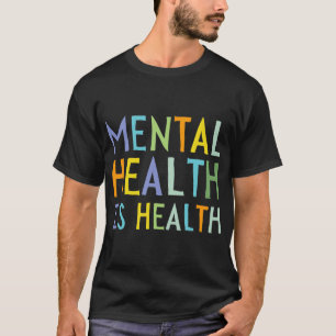 Camiseta Saúde Mental É Saúde Mental Consciência