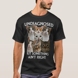 Camiseta Saúde mental engraçada não diagnosticada mas algum
