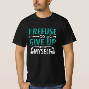Camiseta Saúde Mental Eu Recuso-Me A Desistir De Mim Própri