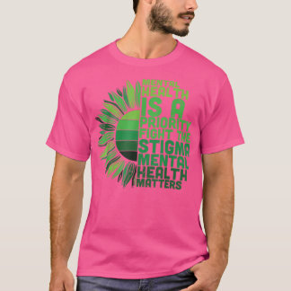 Camiseta Saúde mental Girassol 5408