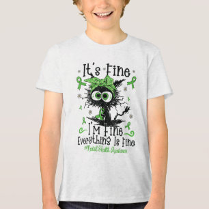 Camiseta Saúde Mental Guerreiro Consciência Preta Cérebro d