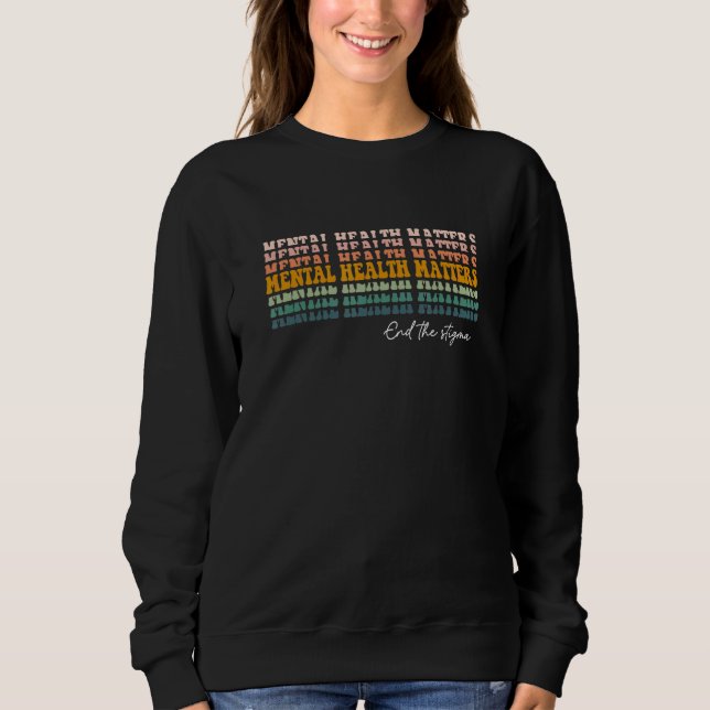 Camiseta Saúde Mental Importa Acabar Com O Estigma Saúde Me (Frente)