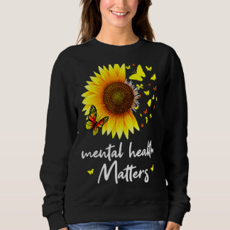 Camiseta Saúde mental Importa Borboleta Dourada Mental H