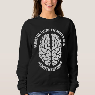 Camiseta Saúde Mental Importa Conscientização Acabe Com O E