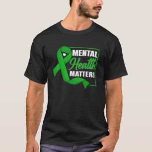 Camiseta Saúde Mental Importa Conscientização sobre Saúde M