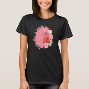 Camiseta Saúde Mental Importa Doença Cerebral Humana Awaren