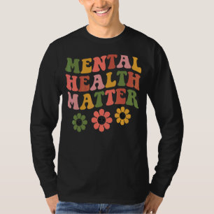 Camiseta Saúde Mental Importa Doença Cerebral Humana Awaren