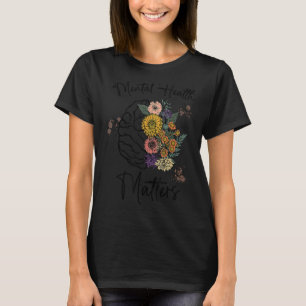 Camiseta Saúde Mental Importa Doença Cerebral Humana Awaren