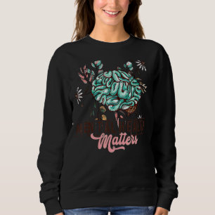 Camiseta Saúde Mental Importa Doença Cerebral Humana Awaren