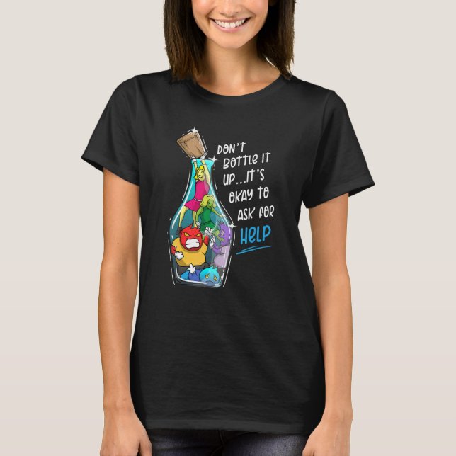 Camiseta Saúde Mental Importa É Bom Pedir Ajuda (Frente)